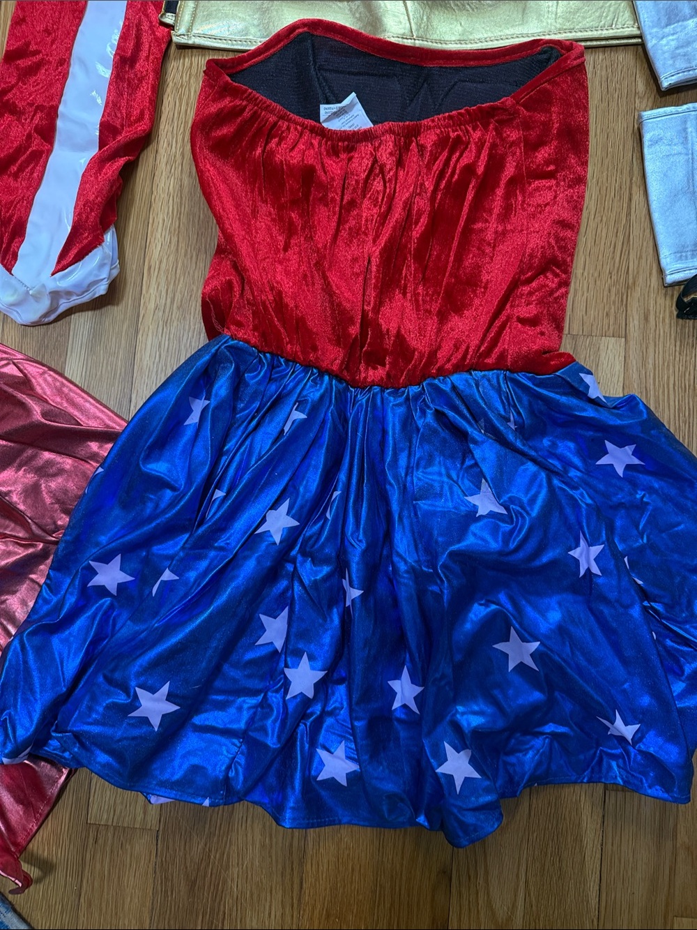 Wonder Woman-Inspired Superhero Costume - Red, Blue & Gold - Picture 10 of 10